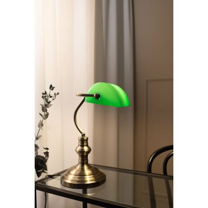 Markslöjd 105931 - Lampa stołowa BANKERS 1xE14/40W/230V