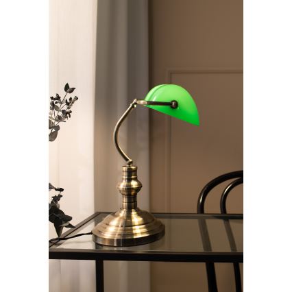 Markslöjd 105931 - Lampa stołowa BANKERS 1xE14/40W/230V