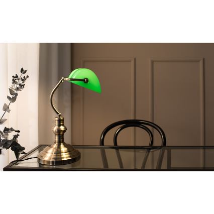 Markslöjd 105931 - Lampa stołowa BANKERS 1xE14/40W/230V