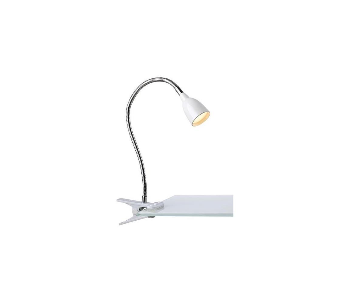 Markslöjd 106091 - LED Lampa stołowa z klipsem TULIP LED/3W/230V biały