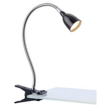 Markslöjd 106092 - LED Lampa stołowa z klipsem TULIP LED/3W/230V czarny
