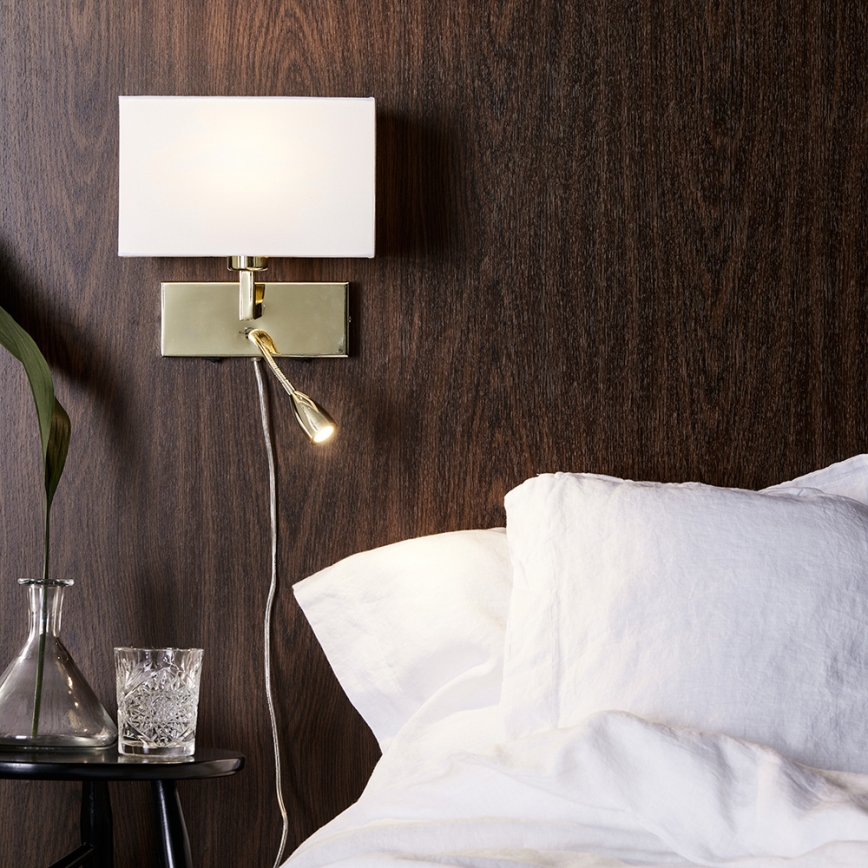 Markslöjd 106308 - LED Kinkiet SAVOY LED/3W+E27/60W/230V