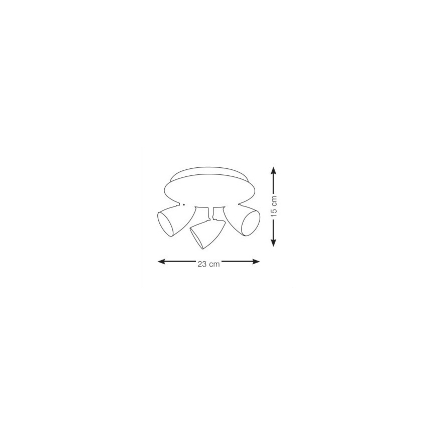 Markslöjd 106319 - Oświetlenie punktowe CIRO 3xGU10/35W/230V
