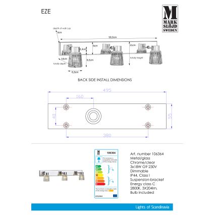 Markslöjd 106364 - Ściemnialny kinkiet EZE 3xG9/18W/230V