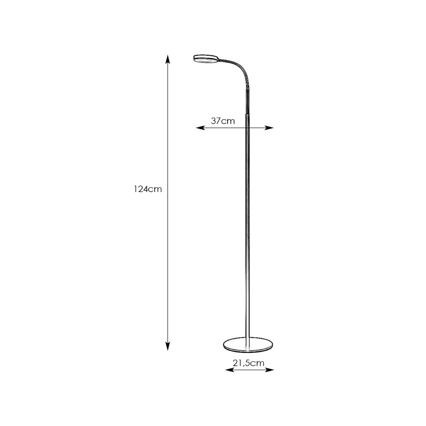 Markslöjd 106465 - LED Lampa podłogowa FLEX LED/5W/230V