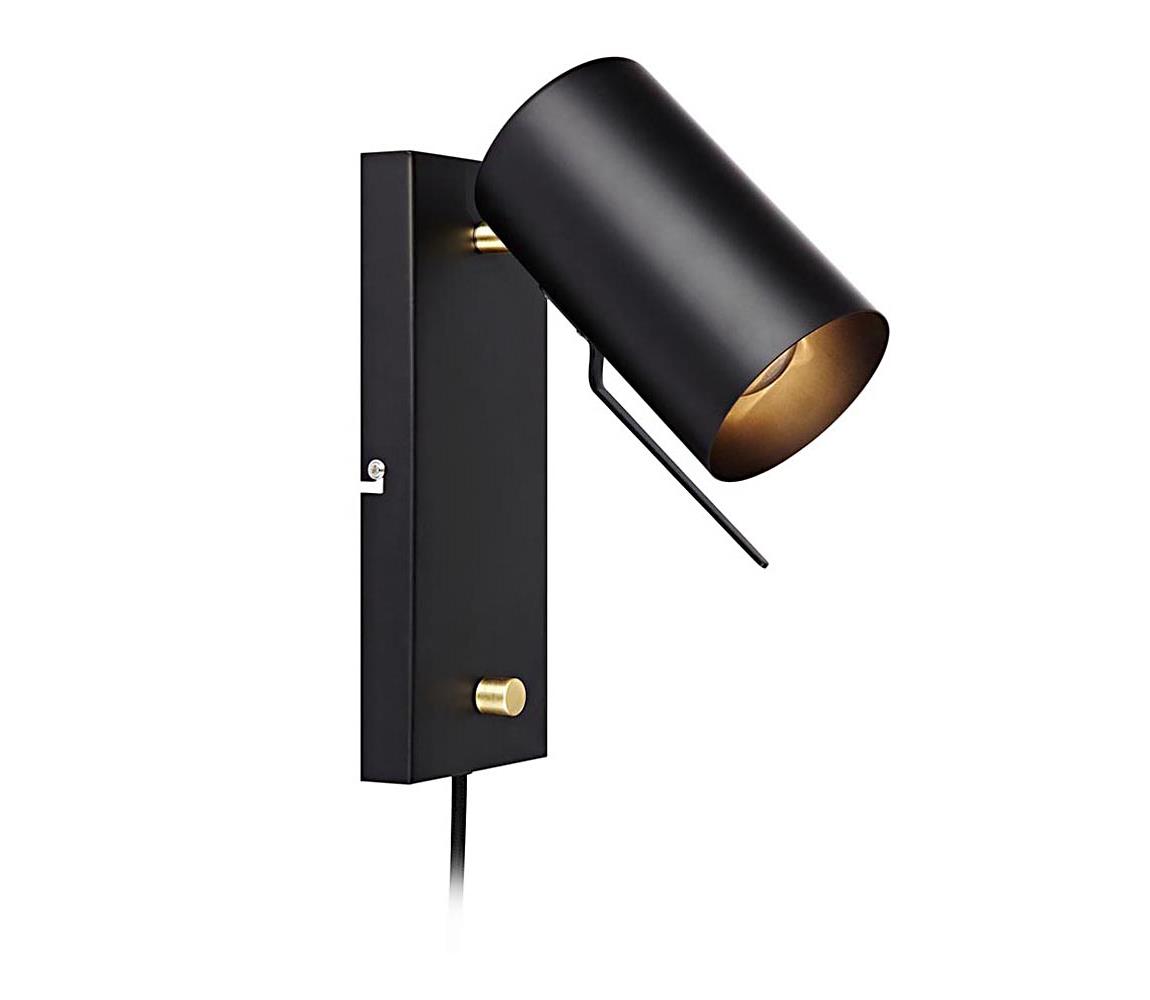 Markslöjd 106587 - Ściemnialny kinkiet CARRIE 1xGU10/35W/230V czarny