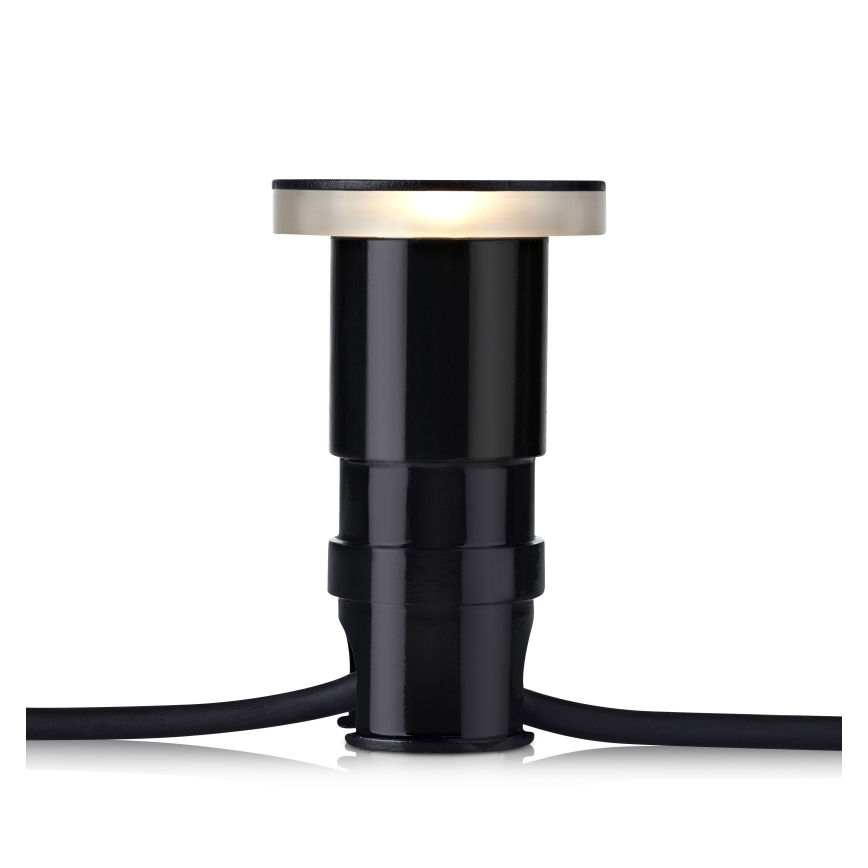 Markslöjd 106935 - Zewnętrzna wpuszczana oprawa LED GARDEN24 LED/3W/24V IP44 czarna