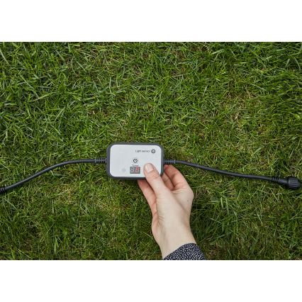 Markslöjd 106936 - Czujnik zmierzchowy z wyłącznikiem czasowym GARDEN24 24V IP44