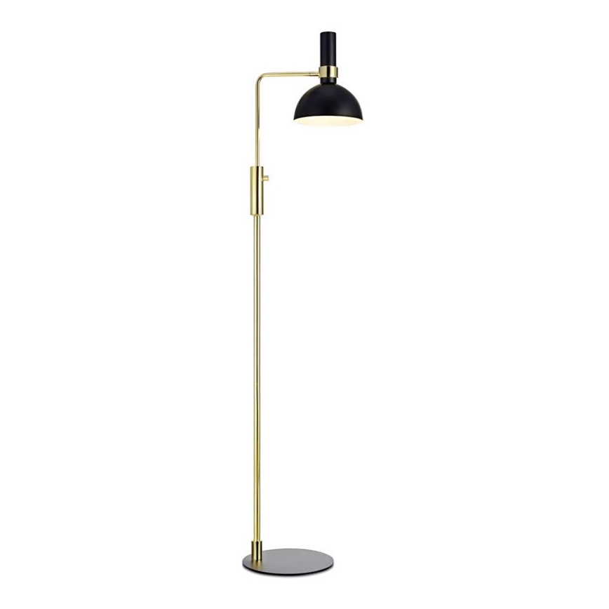 Markslöjd 106972 - Ściemnialna lampa podłogowa LARRY 1xE27/60W/230V czarny/złoty