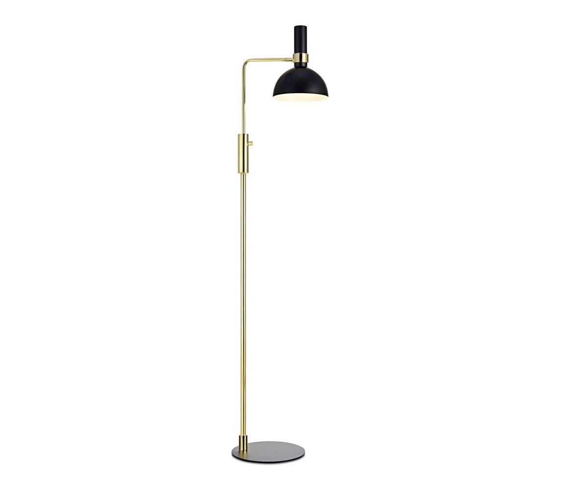 Markslöjd 106972 - Ściemnialna lampa podłogowa LARRY 1xE27/60W/230V czarny/złoty