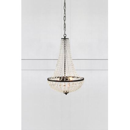 Markslöjd 107027 - Ściemnialny kryształowy żyrandol na łańcuchu GRÄNSÖ 2xE14/40W/230V