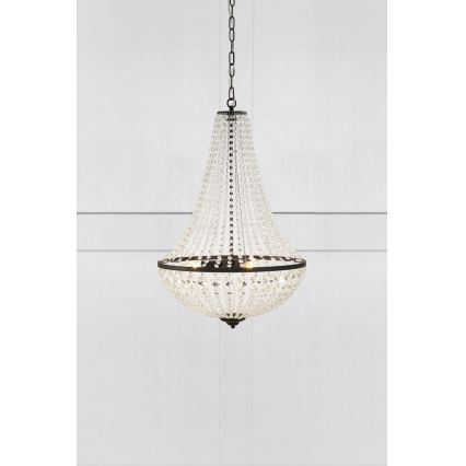 Markslöjd 107028 - Ściemnialny kryształowy żyrandol na łańcuchu GRÄNSÖ 3xE14/40W/230V