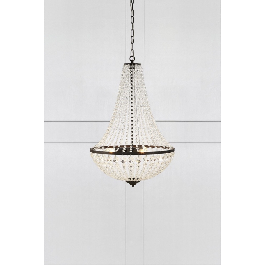 Markslöjd 107028 - Ściemnialny kryształowy żyrandol na łańcuchu GRÄNSÖ 3xE14/40W/230V