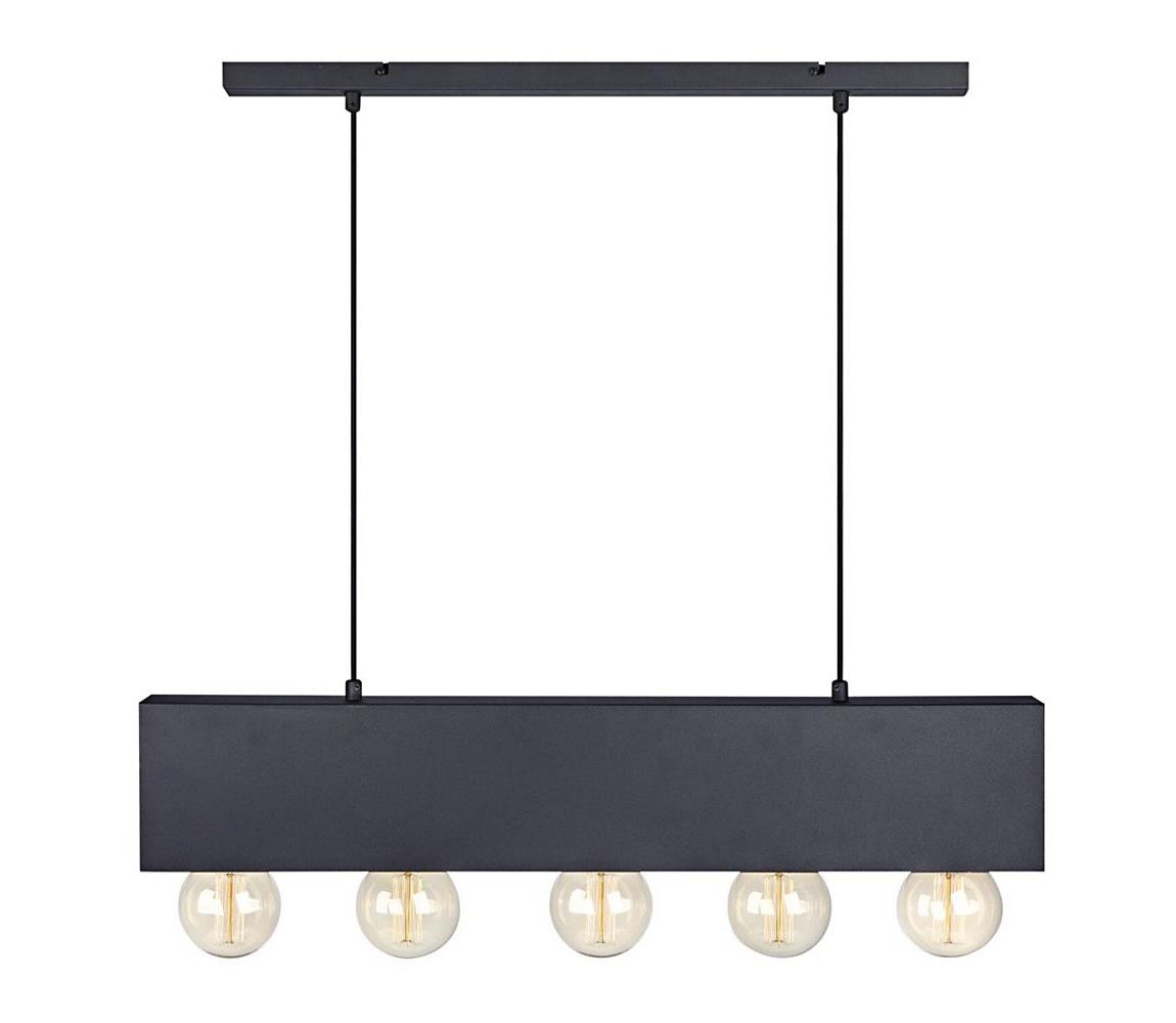 Markslöjd 107037 - Żyrandol na lince COUTURE 5xE27/40W/230V czarny