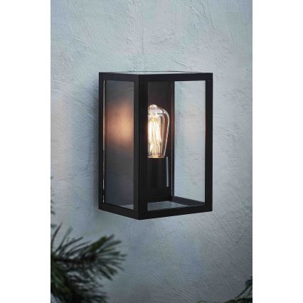 Markslöjd 107113 - Kinkiet zewnętrzny PELHAM 1xE27/60W/230V IP44 czarny