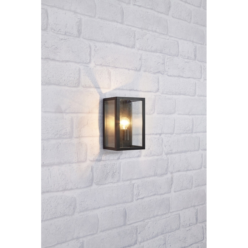 Markslöjd 107113 - Kinkiet zewnętrzny PELHAM 1xE27/60W/230V IP44 czarny