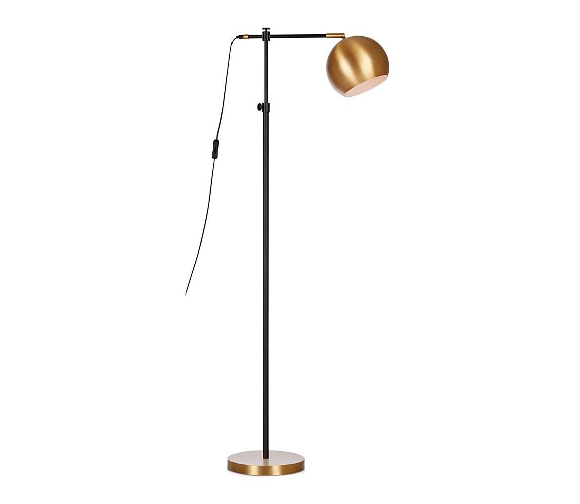 Markslöjd 107231 - Lampa podłogowa CHESTER 1xE27/40W/230V czarny/brąz