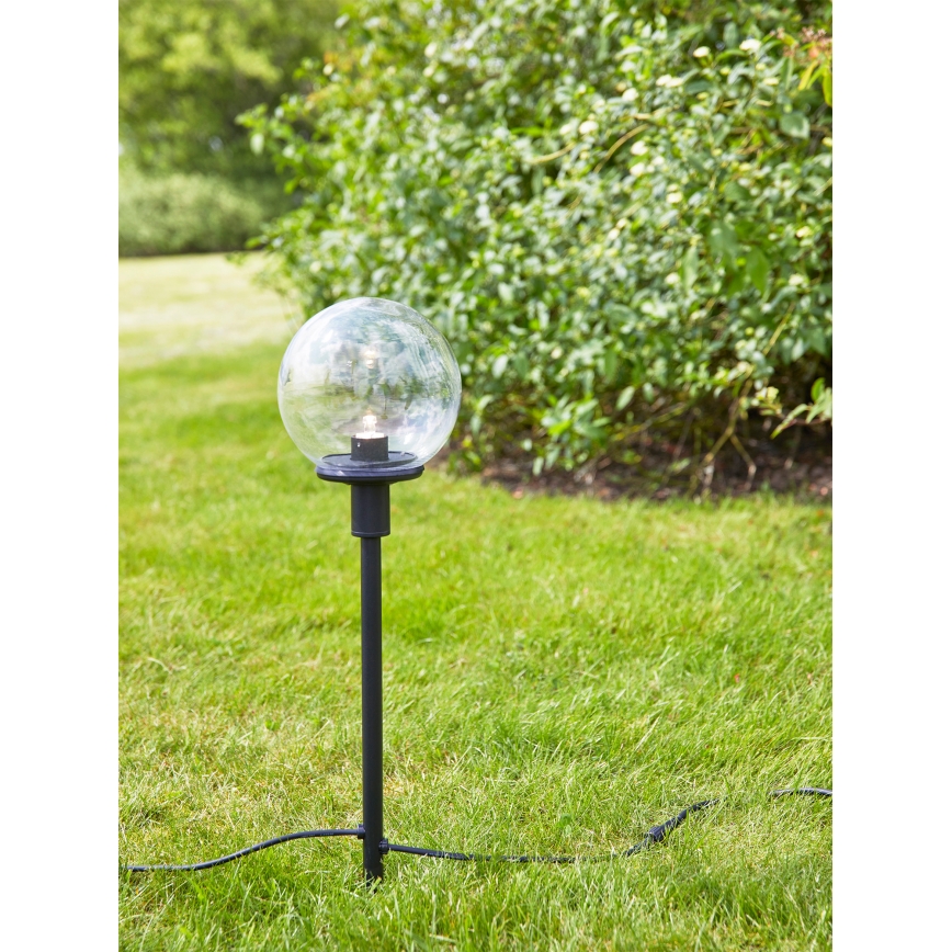 Markslöjd 107283 - Lampa zewnętrzna LED GARDEN24 LED/3W/24V 81 cm IP44 czarna/przezroczysta