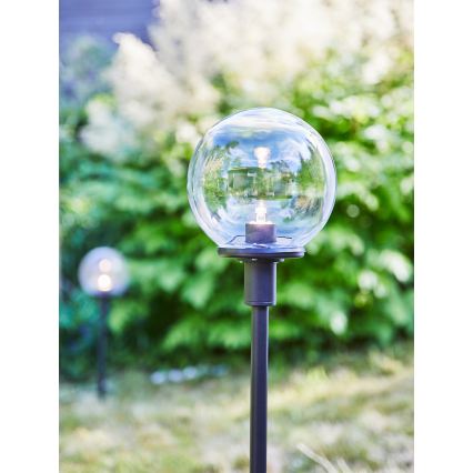Markslöjd 107283 - Lampa zewnętrzna LED GARDEN24 LED/3W/24V 81 cm IP44 czarna/przezroczysta