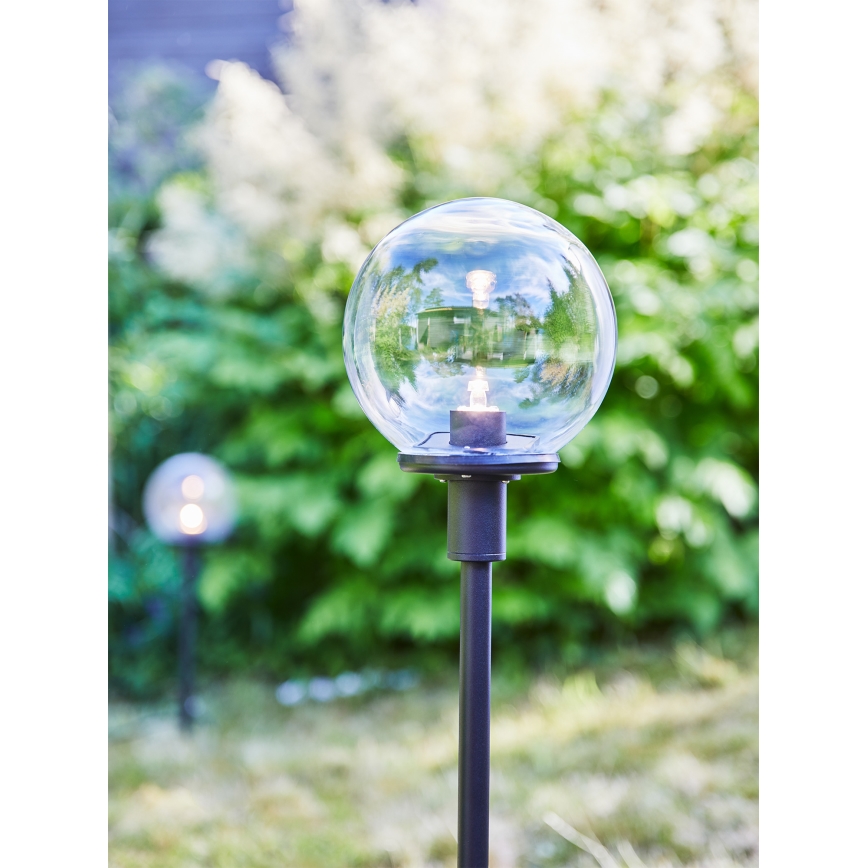 Markslöjd 107283 - Lampa zewnętrzna LED GARDEN24 LED/3W/24V 81 cm IP44 czarna/przezroczysta