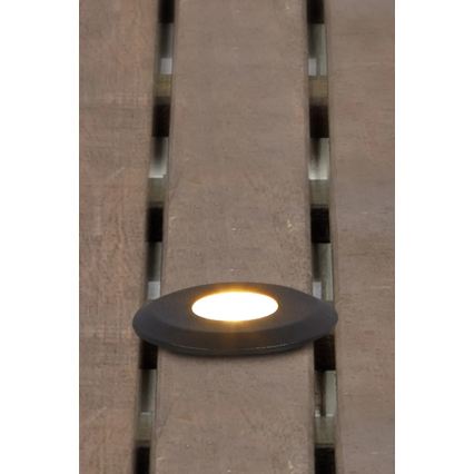 Markslöjd 107284 - wpuszczana oprawa LED zewnętrzna GARDEN24 LED/0,8W/24V IP44 czarna