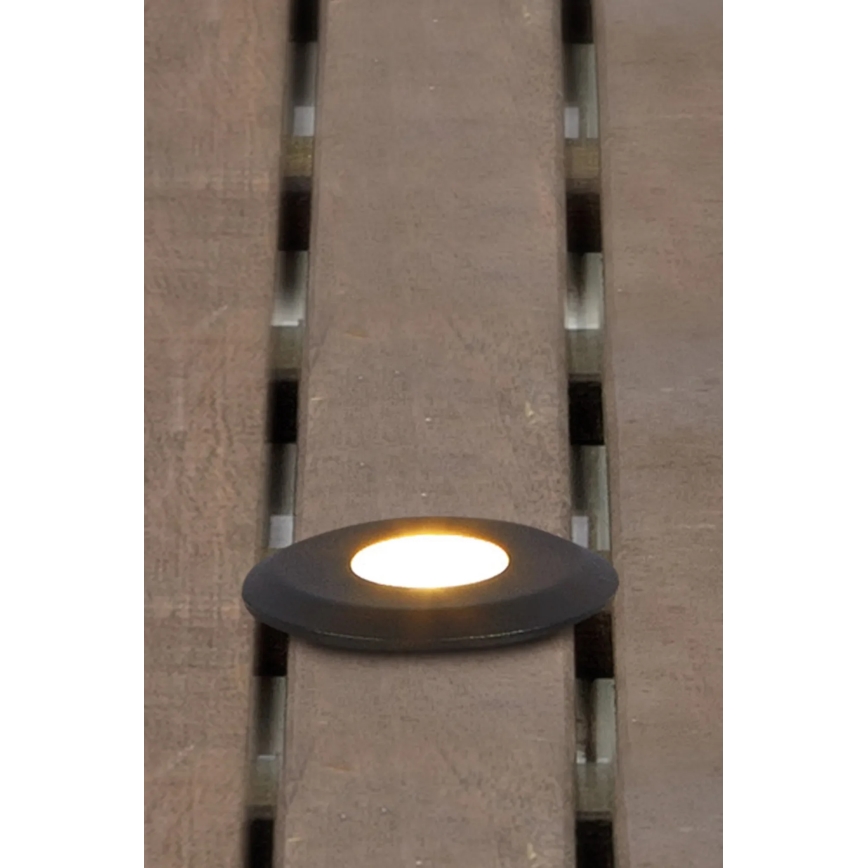Markslöjd 107284 - wpuszczana oprawa LED zewnętrzna GARDEN24 LED/0,8W/24V IP44 czarna