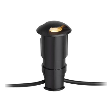 Markslöjd 107289 - Zewnętrzna oprawa wpuszczana LED GARDEN24 LED/0,8W/24V IP44 czarna
