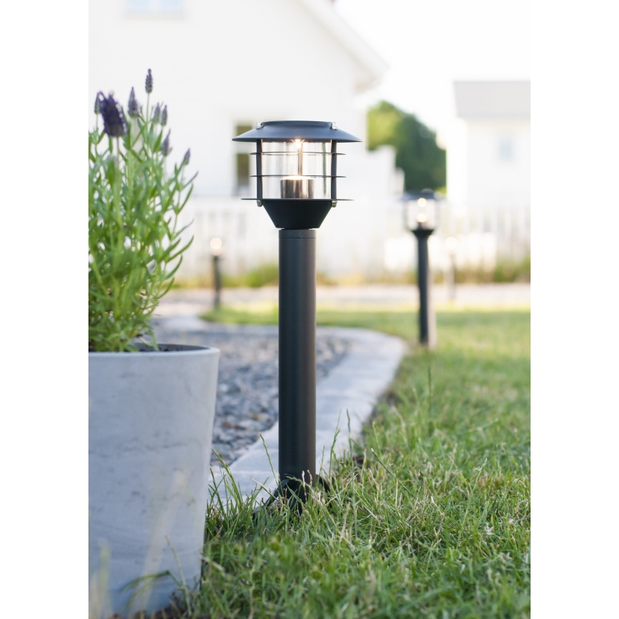 Markslöjd 107290 - Lampa zewnętrzna LED GARDEN 24 LED/3W/24V 45 cm IP44 czarna