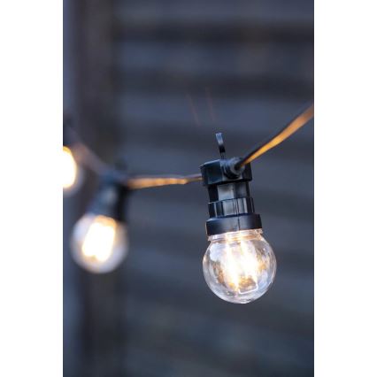 Markslöjd 107292 - Zewnętrzny łańcuch dekoracyjny LED GIRLANDA GARDEN 10xLED 5,5m IP44