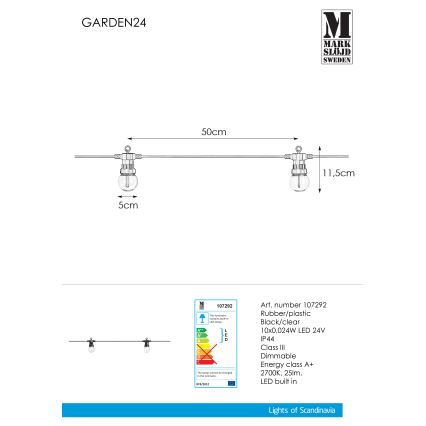 Markslöjd 107292 - Zewnętrzny łańcuch dekoracyjny LED GIRLANDA GARDEN 10xLED 5,5m IP44
