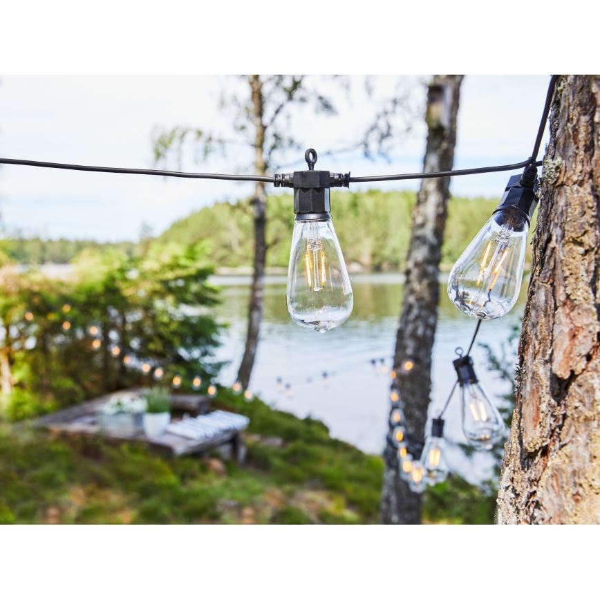 Markslöjd 107293 - Zewnętrzny łańcuch dekoracyjny LED GIRLANDA GARDEN 10xLED 5,5m IP44