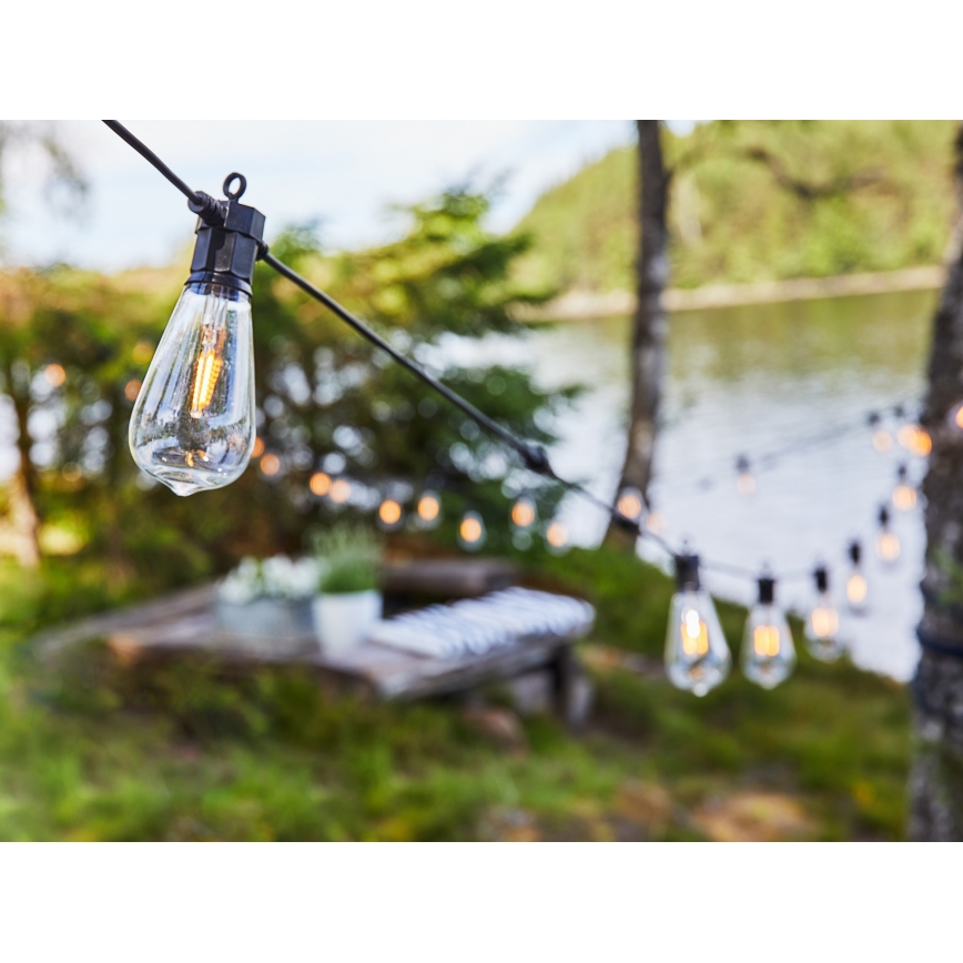 Markslöjd 107293 - Zewnętrzny łańcuch dekoracyjny LED GIRLANDA GARDEN 10xLED 5,5m IP44