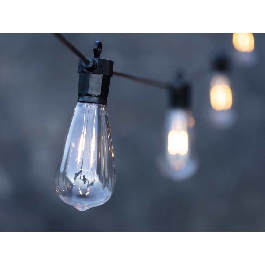 Markslöjd 107293 - Zewnętrzny łańcuch dekoracyjny LED GIRLANDA GARDEN 10xLED 5,5m IP44