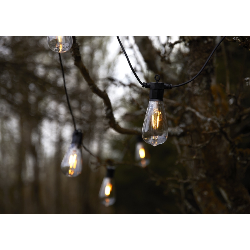 Markslöjd 107293 - Zewnętrzny łańcuch dekoracyjny LED GIRLANDA GARDEN 10xLED 5,5m IP44