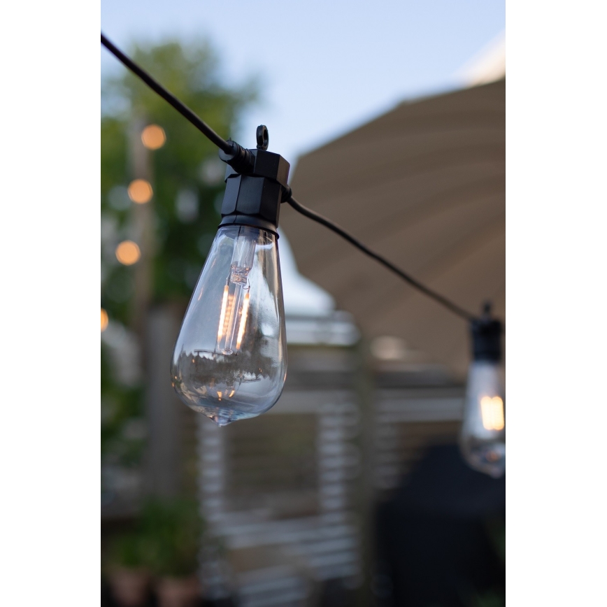 Markslöjd 107293 - Zewnętrzny łańcuch dekoracyjny LED GIRLANDA GARDEN 10xLED 5,5m IP44