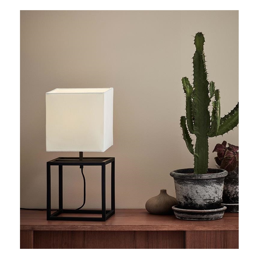 Markslöjd 107306 - Lampa stołowa CUBE 1xE27/60W/230V