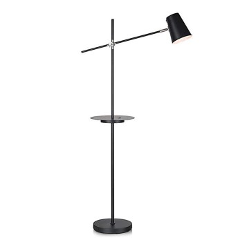 Markslöjd 107307 - Lampa podłogowa z USB LINEAR 1xE14/40W/230V