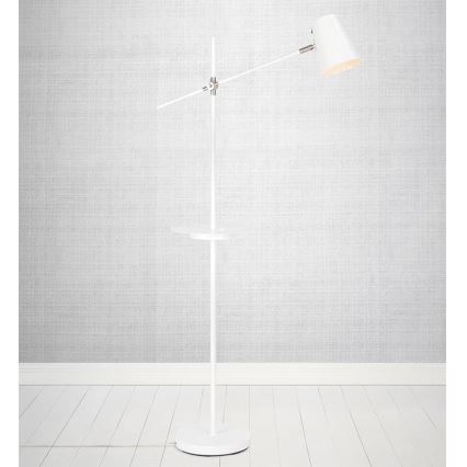 Markslöjd 107308 - Lampa podłogowa z USB LINEAR 1xE14/40W/230V