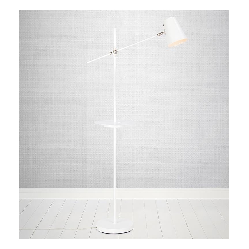 Markslöjd 107308 - Lampa podłogowa z USB LINEAR 1xE14/40W/230V