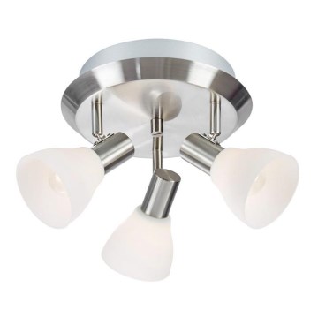 Markslöjd 107505 - Oświetlenie punktowe VERO 3xE14/40W/230V chrom błyszczący