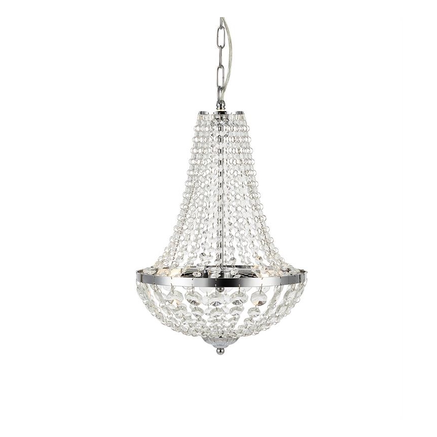 Markslöjd 107550 - Żyrandol kryształowy łazienkowy na łańcuchu GRÄNSÖ 2xG9/20W/230V IP44