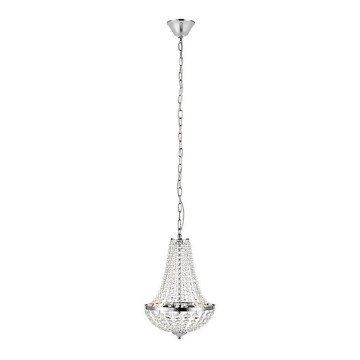 Markslöjd 107550 - Żyrandol kryształowy łazienkowy na łańcuchu GRÄNSÖ 2xG9/20W/230V IP44
