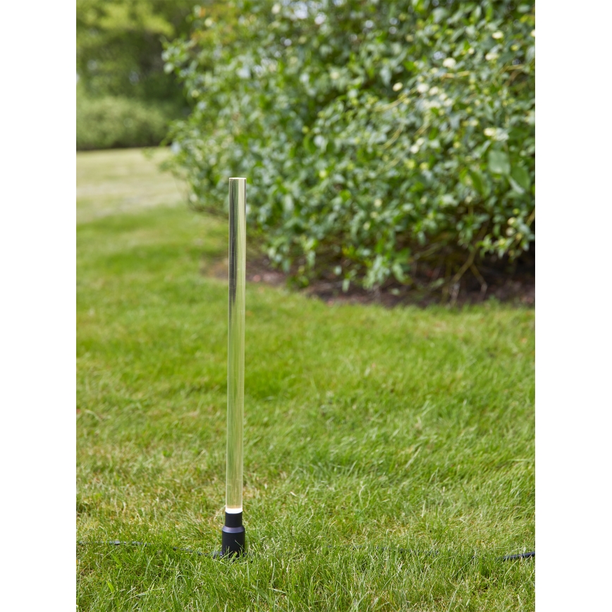 Markslöjd 107719 - Lampa zewnętrzna LED GARDEN24 LED/3W/24V 66 cm IP44 czarna/przezroczysta