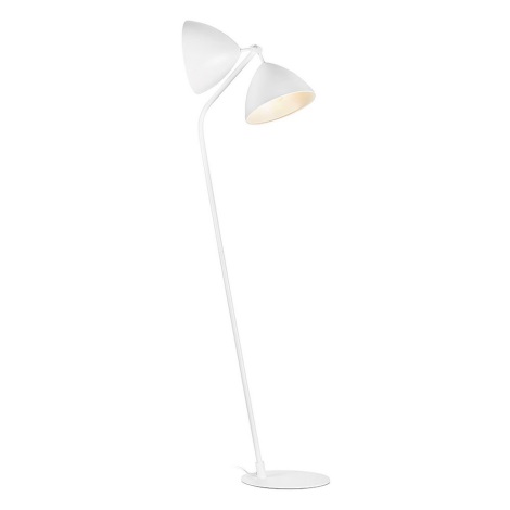 Markslöjd 107769 - Ściemniana lampa podłogowa DAGMAR 2×E27/40W/230V biała