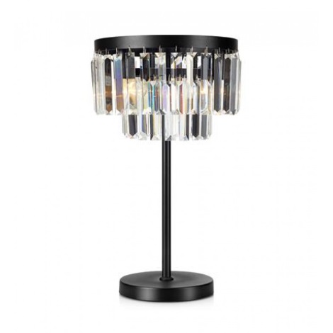 Markslöjd 107773 - Kryształowa lampa stołowa VENTIMIGLIA 3xE14/40W/230V