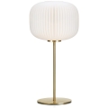 Markslöjd 107819 - Lampa stołowa SOBER 1xE27/60W/230V biały/mosiądz