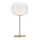 Markslöjd 107819 - Lampa stołowa SOBER 1xE27/60W/230V biały/mosiądz