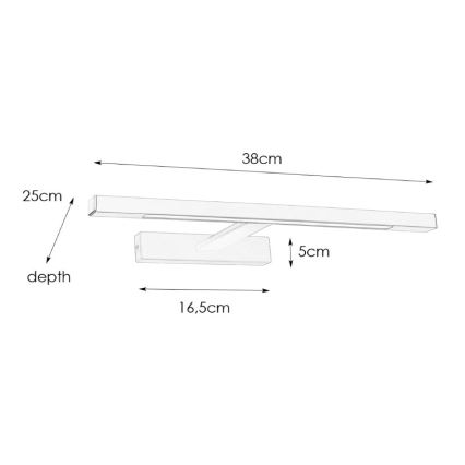 Markslöjd 107865 - LED Łazienkowe oświetlenie lustra NEPTUNUS LED/6W/230V IP44