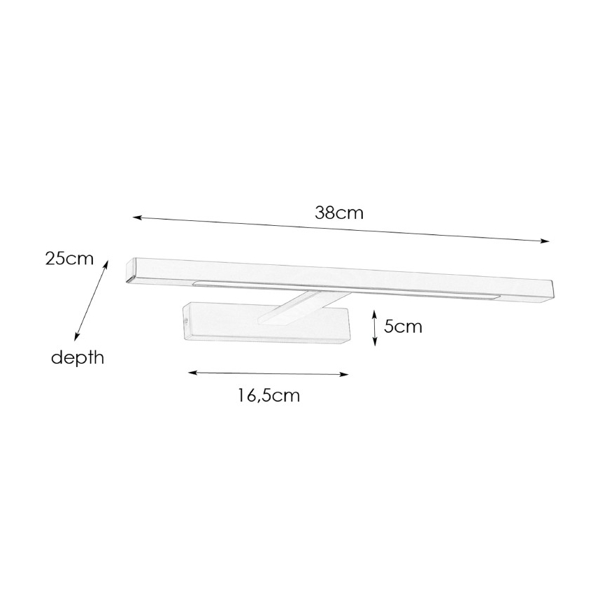 Markslöjd 107865 - LED Łazienkowe oświetlenie lustra NEPTUNUS LED/6W/230V IP44