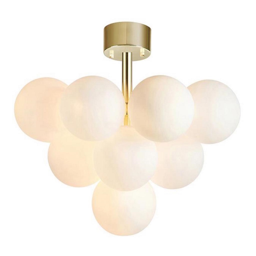 Markslöjd 107912 - Przysufitowy żyrandol MERLOT 13xG9/20W/230V średnica 56 cm biały/złoty